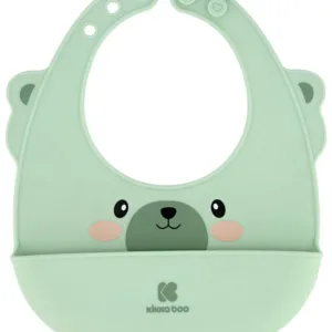 Baveta pentru bebelusi KikkaBoo Mint din silicon