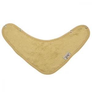 Baveta textila cu doua straturi tip bandana din bambus Honey Yellow