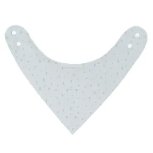 Baveta tip bandana Kikka Boo Dots Albastra