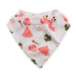 Baveta tip bandana bumbac Girl roz