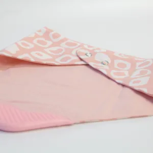 Baveta tip bandana cu jucarie dentitie BabyJem Rose