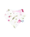 Baveta tip bandana impermeabila din bumbac KikkaBoo Unicorn