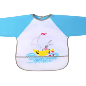 Bavetica copii cu maneci Babyono + 24 luni