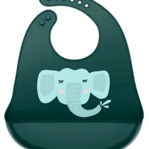 Bavetica silicon Coccorito Elefant verde