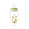 Biberon 125 ml si tetina silicon 0+ verde