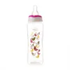 Biberon 250 ml si tetina silicon 3+ roz