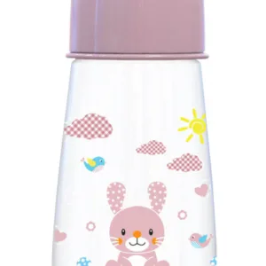 Biberon Animals 125 ml capac decorat 0 luni+ Blush Pink