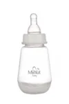 Biberon Minut Baby cu tetina silicon 0+