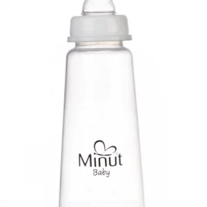 Biberon Minut Baby cu tetina silicon 3+
