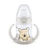 Biberon Nuk First Choice 150 ml cu toarte si adaptor din silicon Disney Winnie gri 6 luni+
