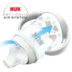 Biberon Nuk First Choice Beach Edition cu toarte 150ml Bleu