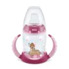 Biberon Nuk First Choice PP 150 ml cu toarte si tetina de invatare Disney Bambi 6-18 luni