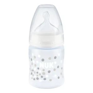 Biberon Nuk First Choice Plus 150ml tetina silicon M 0-6 luni alb