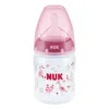 Biberon Nuk First Choice Plus 150ml tetina silicon M 0-6 luni roz