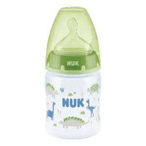 Biberon Nuk First Choice Plus 150ml tetina silicon M 0-6 luni verde