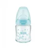 Biberon Nuk First Choice Plus Sticla 120ml tetina silicon M 0-6 luni bleu