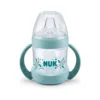 Biberon Nuk Nature Sense cu tetina de invatare vernil 150ml