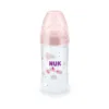 Biberon Nuk New Classic 150 ml tetina silicon 0-6 luni roz
