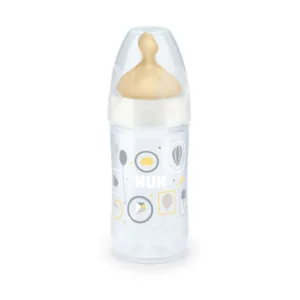 Biberon Nuk New Classic 150ml Tetina Latex 0-6 luni Alb