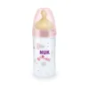 Biberon Nuk New Classic 150ml Tetina Latex 0-6 luni Roz