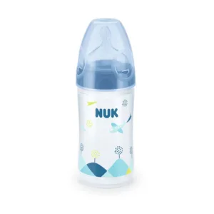 Biberon Nuk New Classic 150ml Tetina Silicon 0-6 luni Bleu