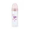 Biberon Nuk New Classic 250 Ml Tetina Silicon 6 luni+ Roz