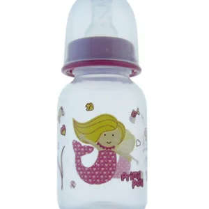 Biberon PP decorat Primii Pasi 125 ml mov