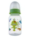 Biberon PP decorat Primii Pasi 125 ml verde
