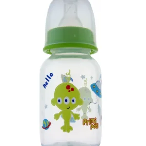 Biberon PP decorat Primii Pasi 125 ml verde
