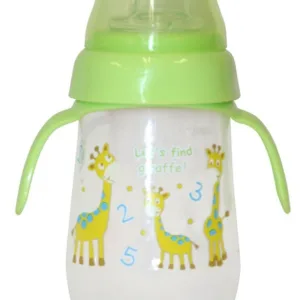 Biberon anticurgere cu toarte si gat larg 260 ml