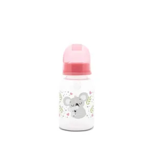 Biberon cu capac 0 luni+ 125 ml Shell Pink