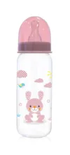 Biberon cu capac 0 luni+ 250 ml Blush Pink