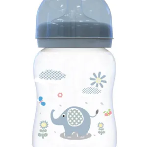 Biberon cu gat larg 0 luni+ 250 ml Moonlight Blue