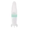 Biberon cu lingurita silicon Kikka Boo Rocket Mint 90 ml