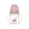 Biberon cu manere si tetina silicon Canpol Easy Start Sleepy Koala 120 ml Roz
