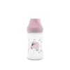 Biberon cu tetina de silicon Lorelli My Friend 250 ml Rose