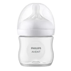 Biberon cu tetina din silicon Avent Natural Response 3.0 125 ml 0+