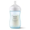 Biberon cu tetina din silicon Avent Natural Response 3.0 260 ml 1+ albastru