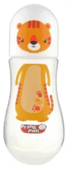 Biberon cu tetina silicon Primii Pasi 275 ml Tigru