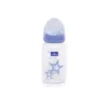 Biberon de sticla cu tetina anti-colici Lorelli Blue or Pink Stars 120 ml