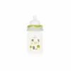 Biberon gat larg Minut Baby cu tetina silicon 150 ml verde