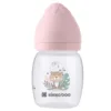 Biberon polipropilena 180 ml silicon Kikka Boo Savanna Roz