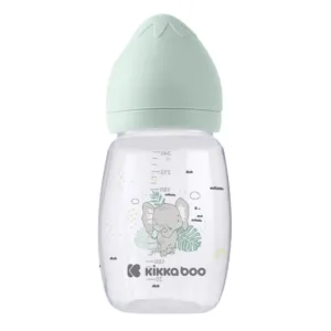 Biberon polipropilena 260 ml Silicon Kikka Boo Savanna Mint