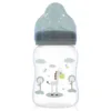 Biberon polipropilena cu tetina silicon Lorelli Baby Care Animals 0+ Mint Green