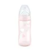 Biberon polipropilena cu tetina silicon Nuk First Choice 300 ml Rose