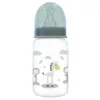 Biberon simplu polipropilena cu tetina silicon Lorelli Baby Care 125 ml 0+ Mint Green