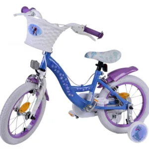 Bicicleta EL Disney Frozen 14 inch FM pentru copii cu varsta cuprinsa intre 3