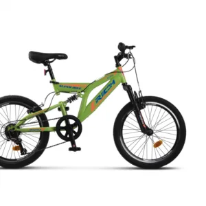 Bicicleta MTB-FS Rich Alpin R2049A VerdeAlbastruPortocaliu