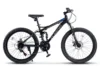 Bicicleta MTB Full-Suspension E-Carpat E2460A NegruGriAlbastru