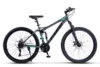 Bicicleta MTB Full-Suspension E-Carpat E2660A GriNegruVerde